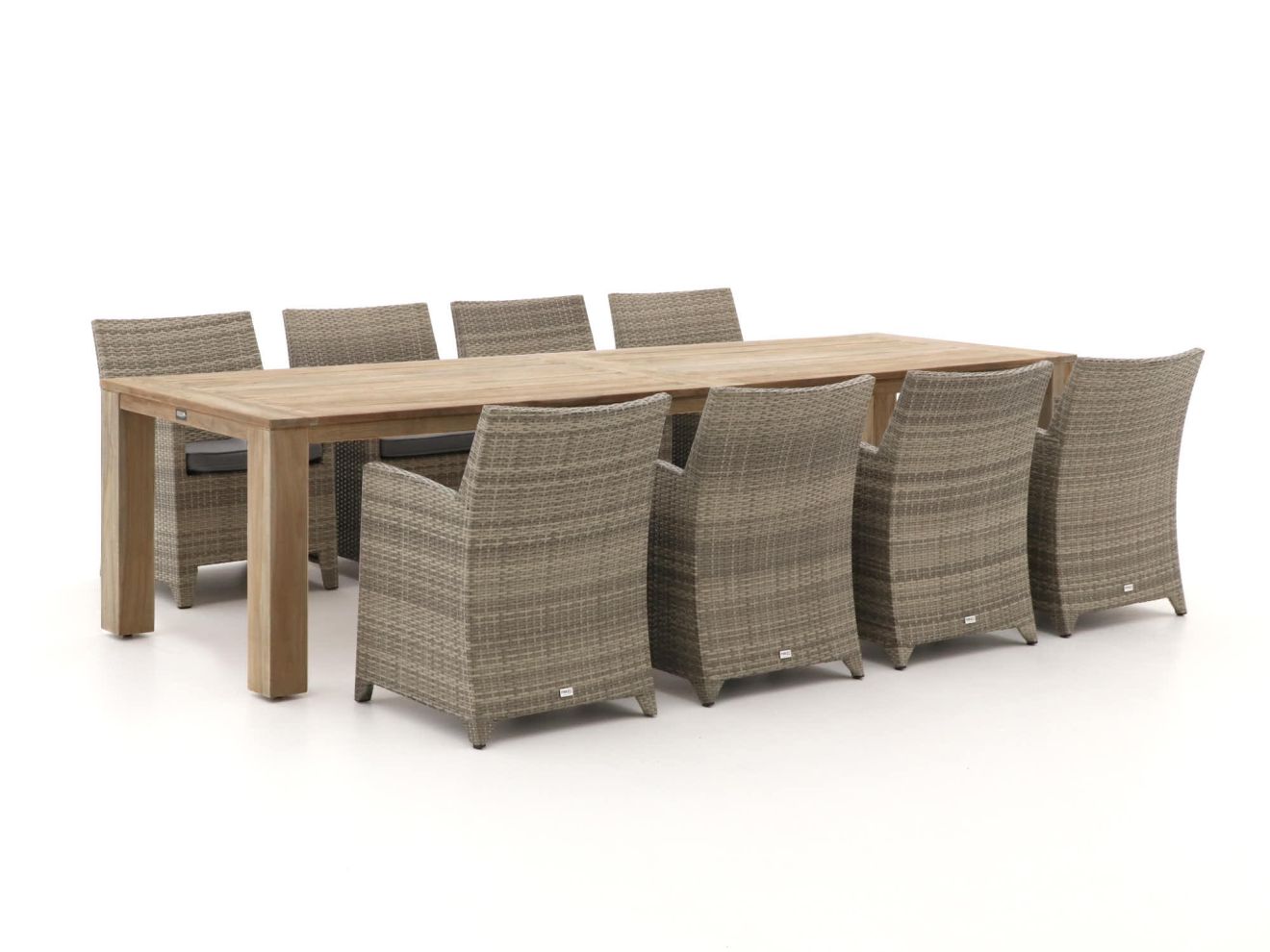 Forza Barolo/ROUGH-X 320 cm Gartenmöbel-Set 9-teilig günstig online kaufen
