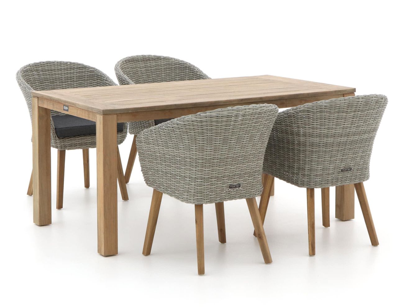 Intenso Tropea/ROUGH-S 160 cm Gartenmöbel-Set 5-teilig günstig online kaufen
