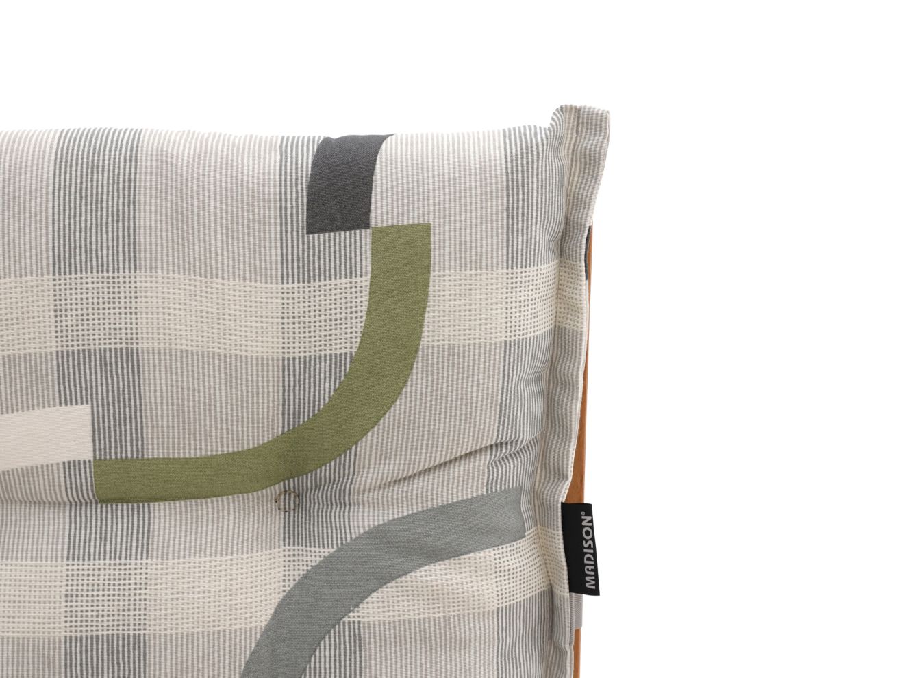 Madison Auflage Hochlehner dick 123x50cm Grau 123x50cm