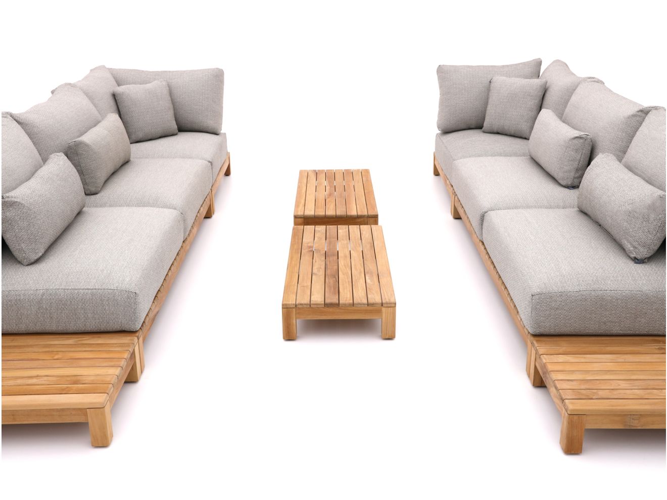 SUNS Portofino Lounge-Set 8-teilig Grau 0x0cm