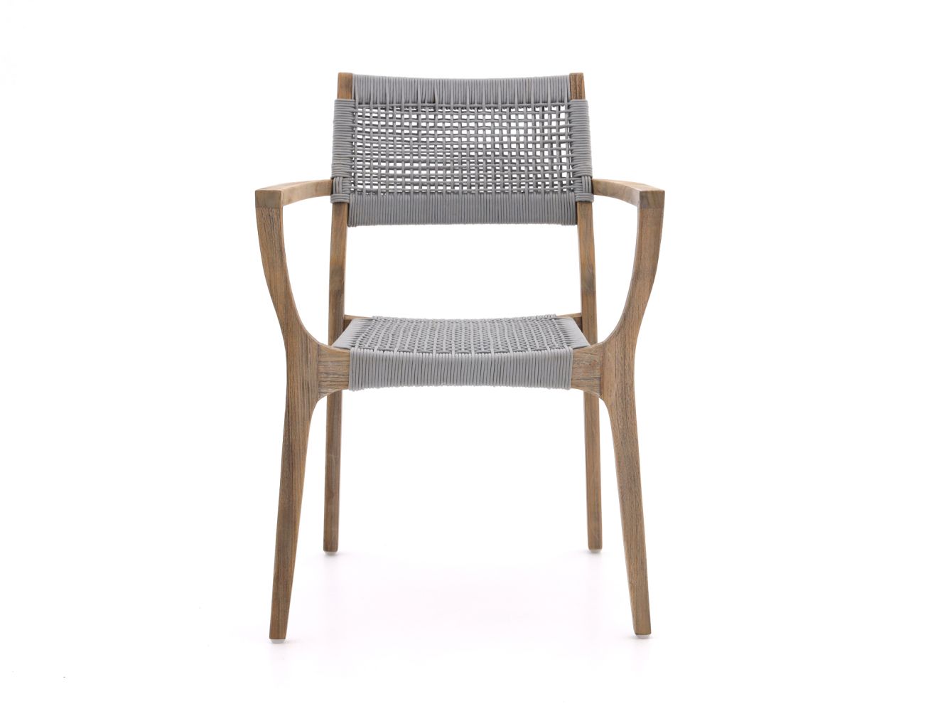 ROUGH-L Rope Gartenstuhl stapelbar Grau  Rabatt: 19 %