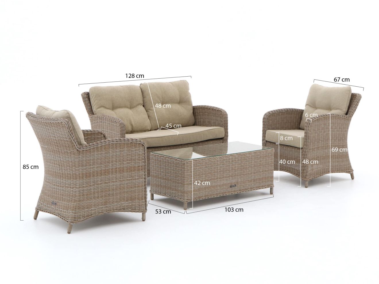 Intenso Leone/Milano Sessel-Sofa Lounge-...