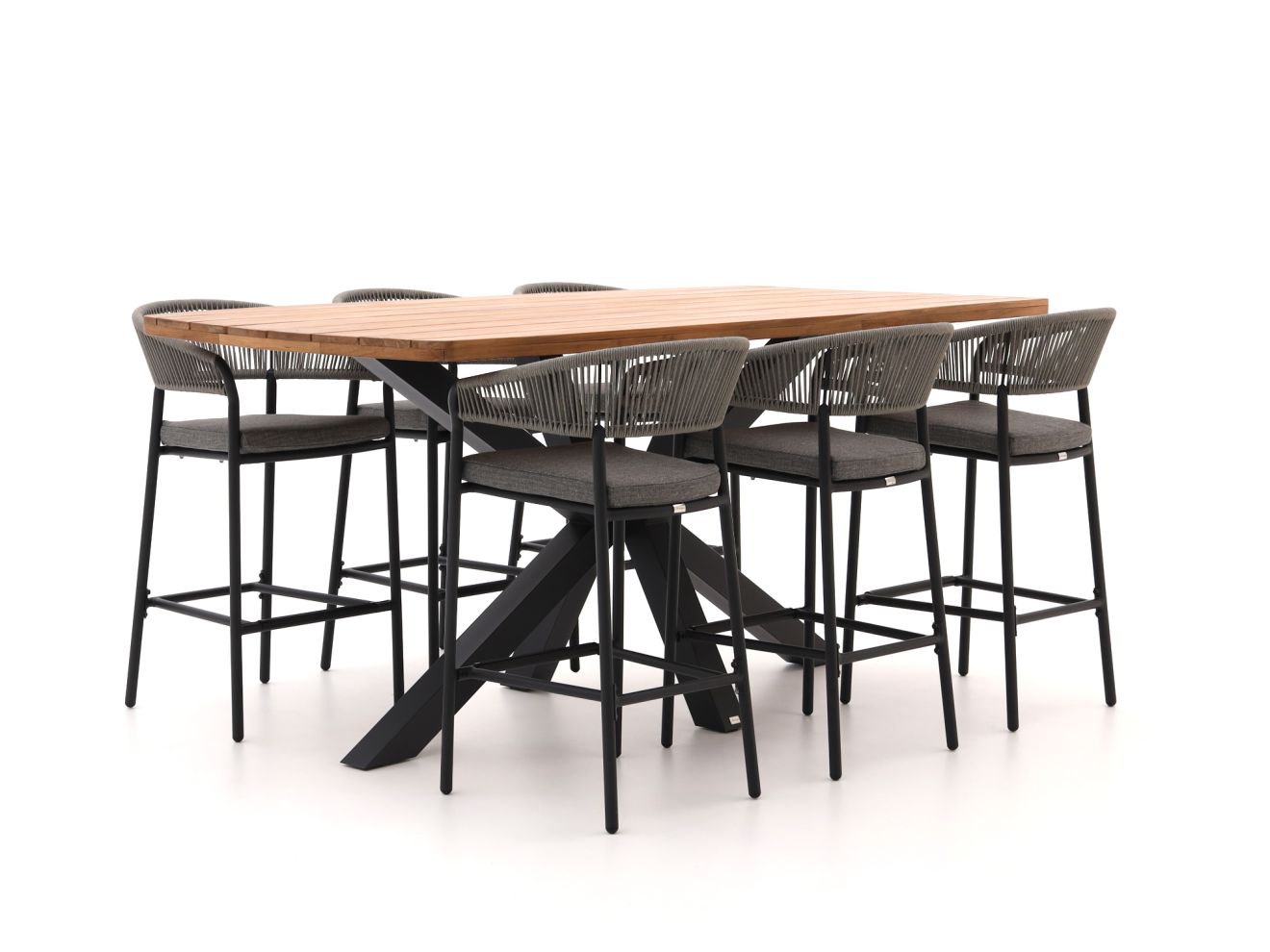 Bellagio Nova Siri/Induno Dänisch oval 220cm Gartenbar 7-Teilig günstig online kaufen