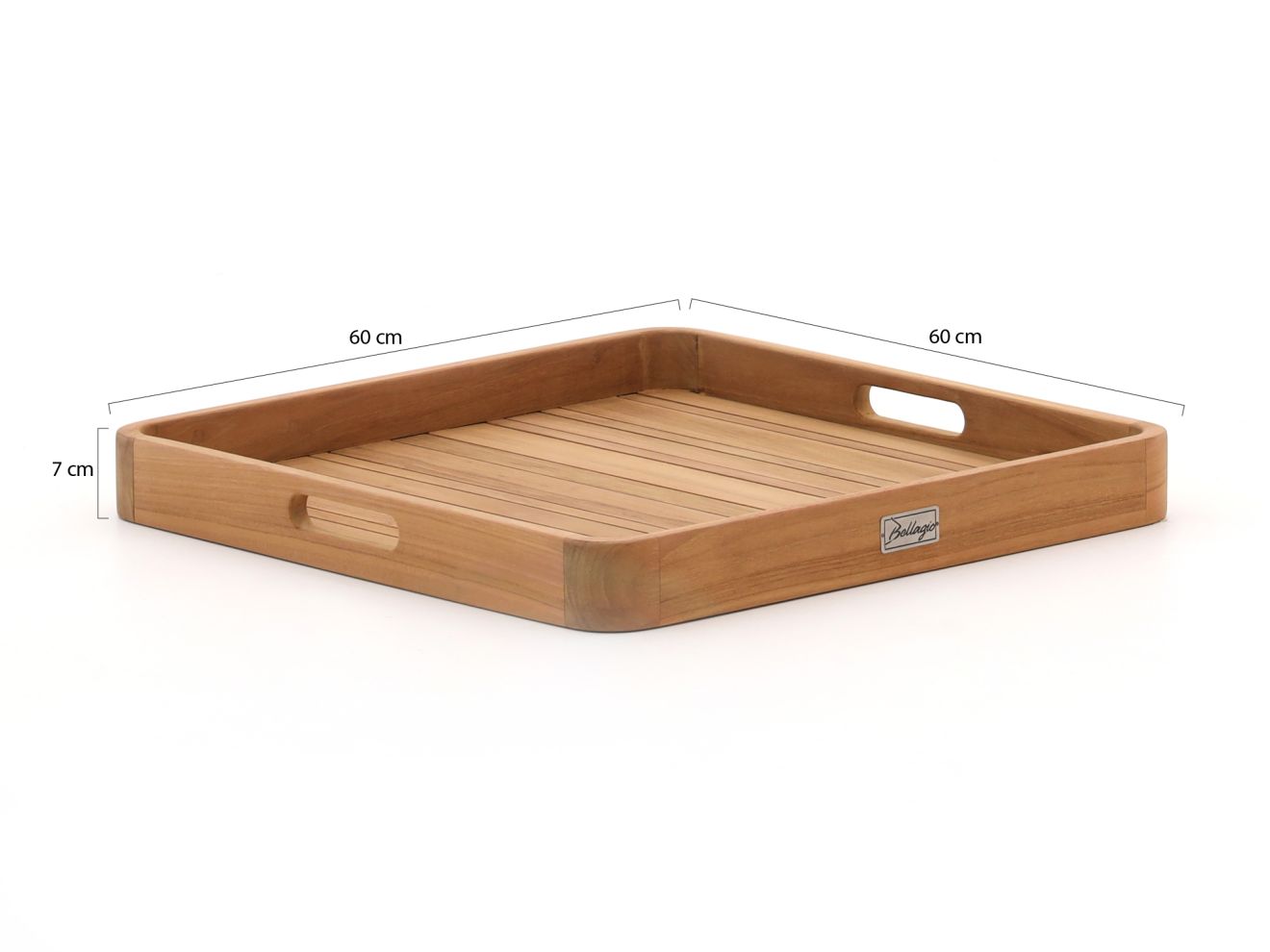 Bellagio Caccamo Tablett 60x60 cm Braun  Rabatt: 8 %