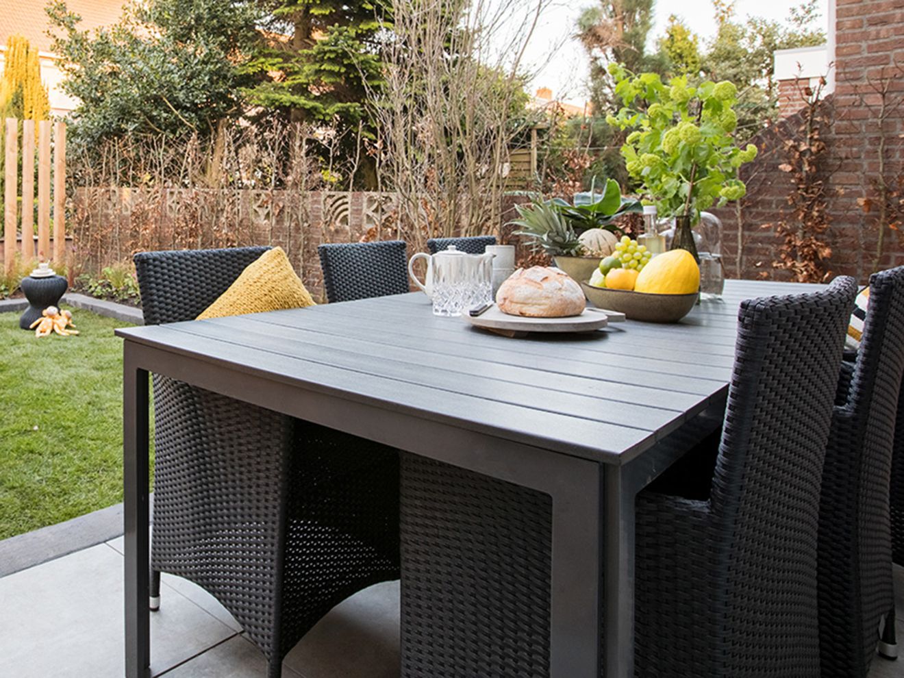 Forza Barga Gartenstuhl Schwarz  Rabatt: 22 %