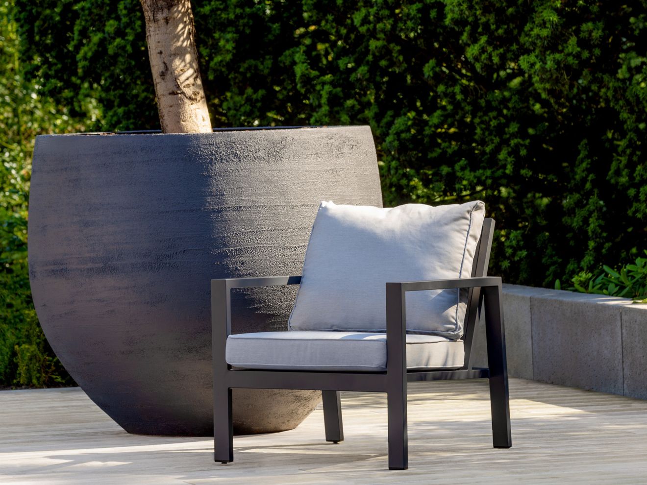 Manifesto Alzano Gartensessel Grau  Raba...