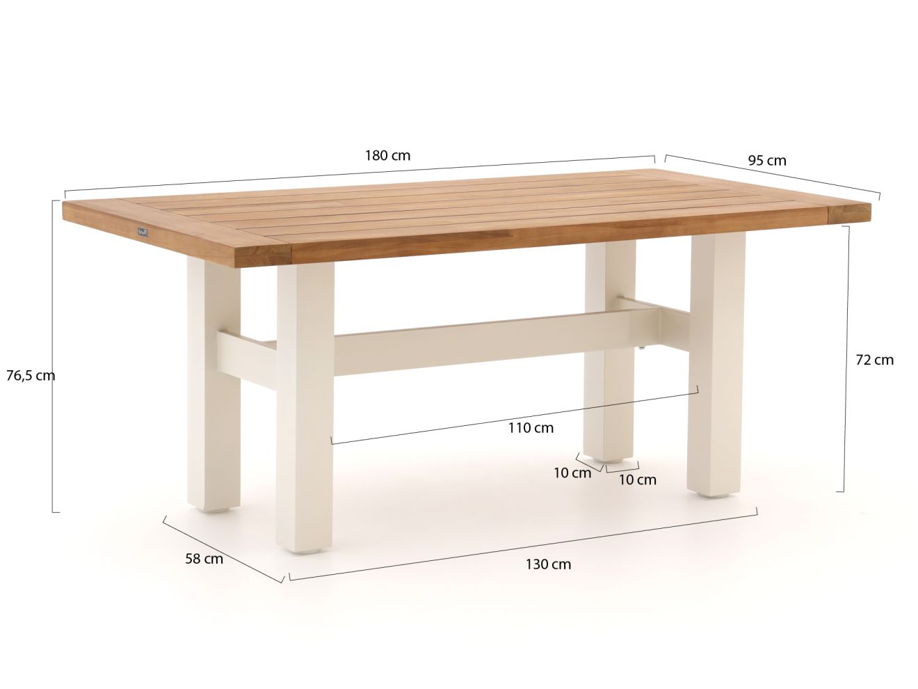 Hartman Sophie Yasmani Gartentisch 180x95 cm günstig online kaufen