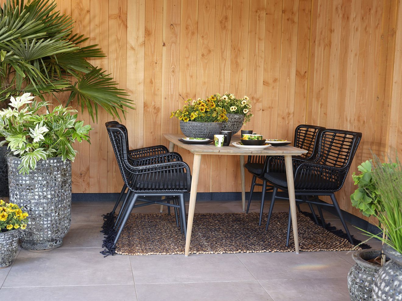 Intenso Asti Gartenstuhl Schwarz  Rabatt...