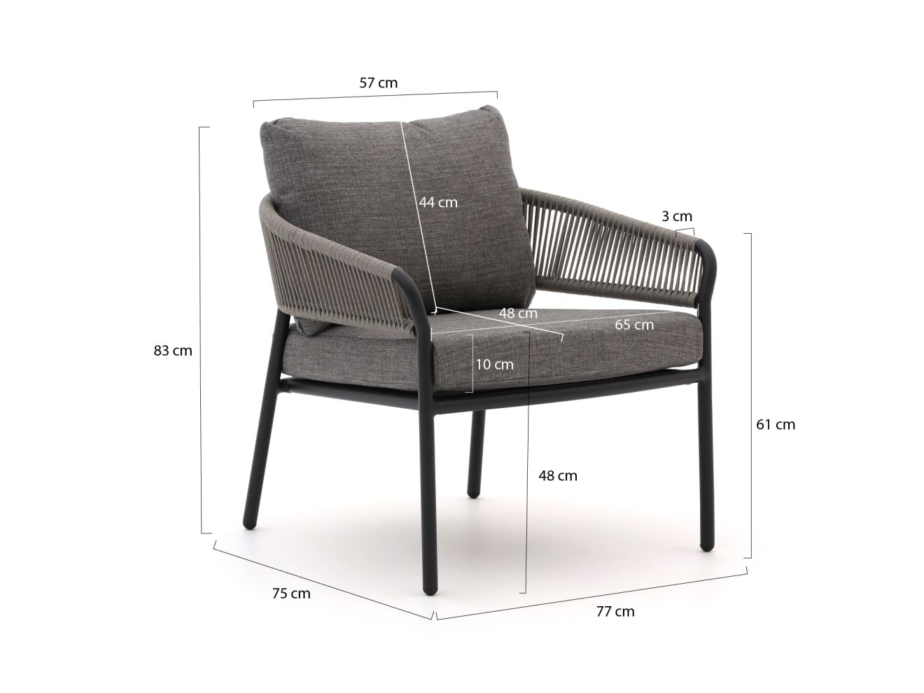 Bellagio Nova Siri /ROUGH-Y Ellips 240cm Low Gartenmöbel-Set 7-teilig günstig online kaufen
