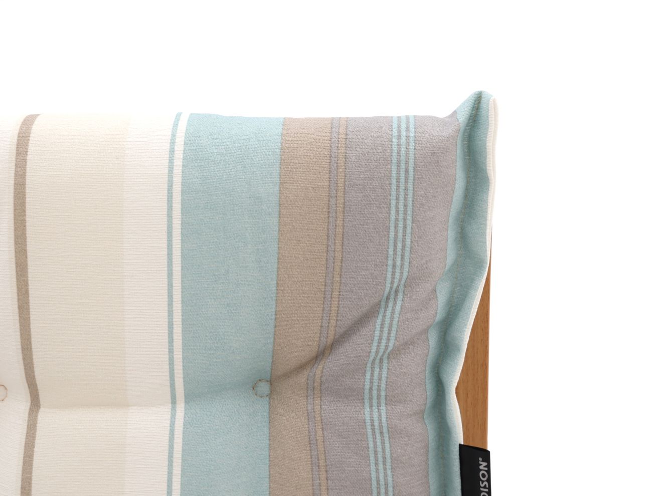 Madison Hochlehner dick 123x50 cm Taupe 123x50cm