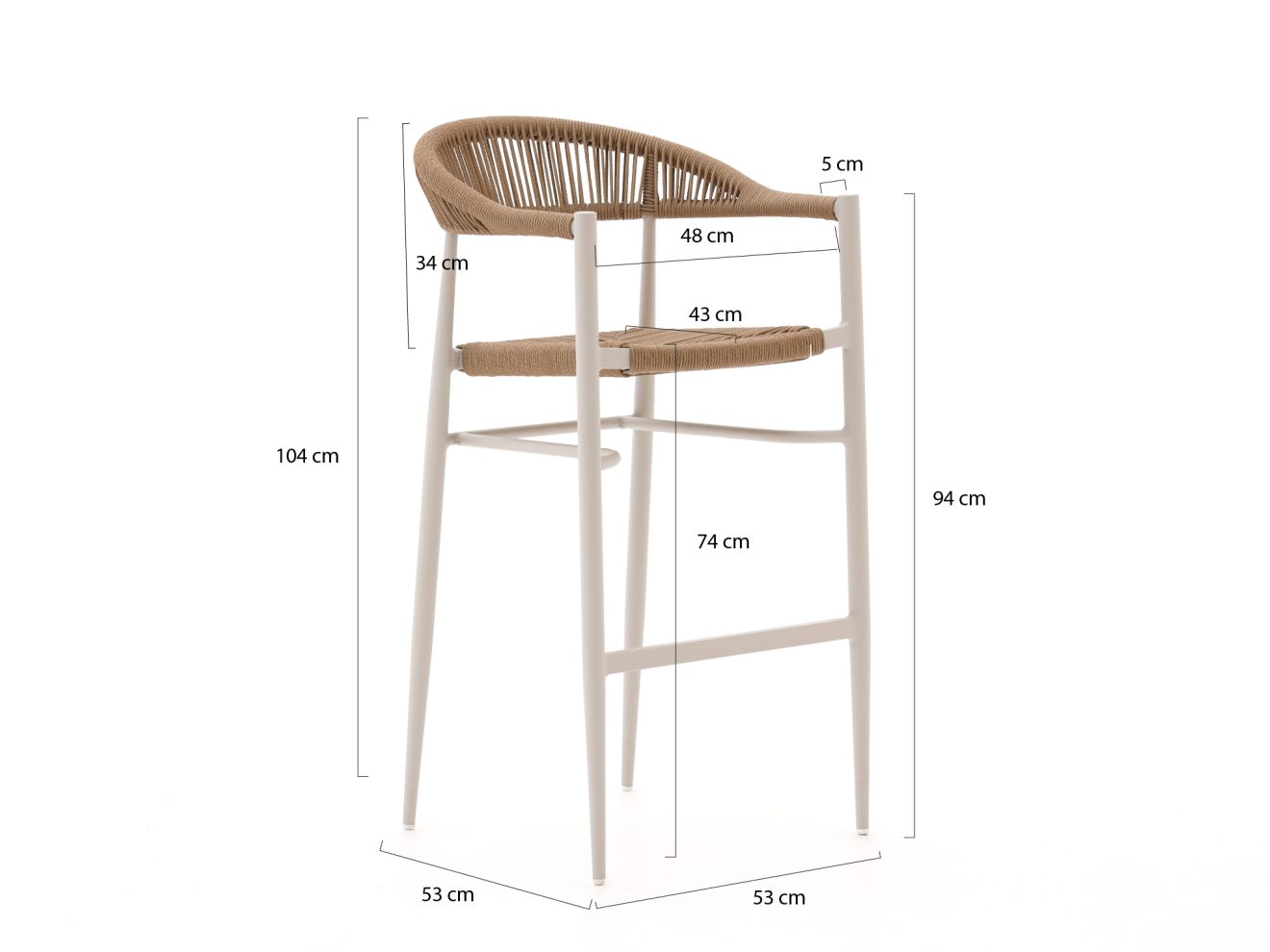 Manifesto Belpasso/Tritoni ø 110 cm Gartenbar-Set 5-teilig stapelbar Weiß 110cm Manifesto Belpasso/Tritoni ø 110 cm Gartenbar-Set 5-teilig stapelbar Weiß 110cm