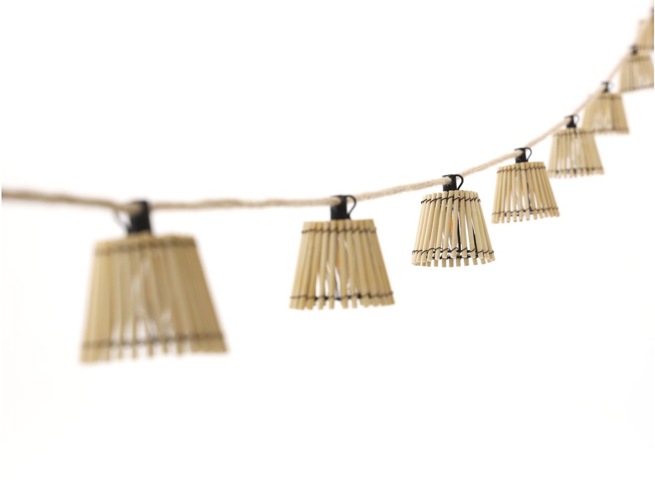 New Garden Okinawa LED-Lichterkette mit Kabel 800 cm Taupe