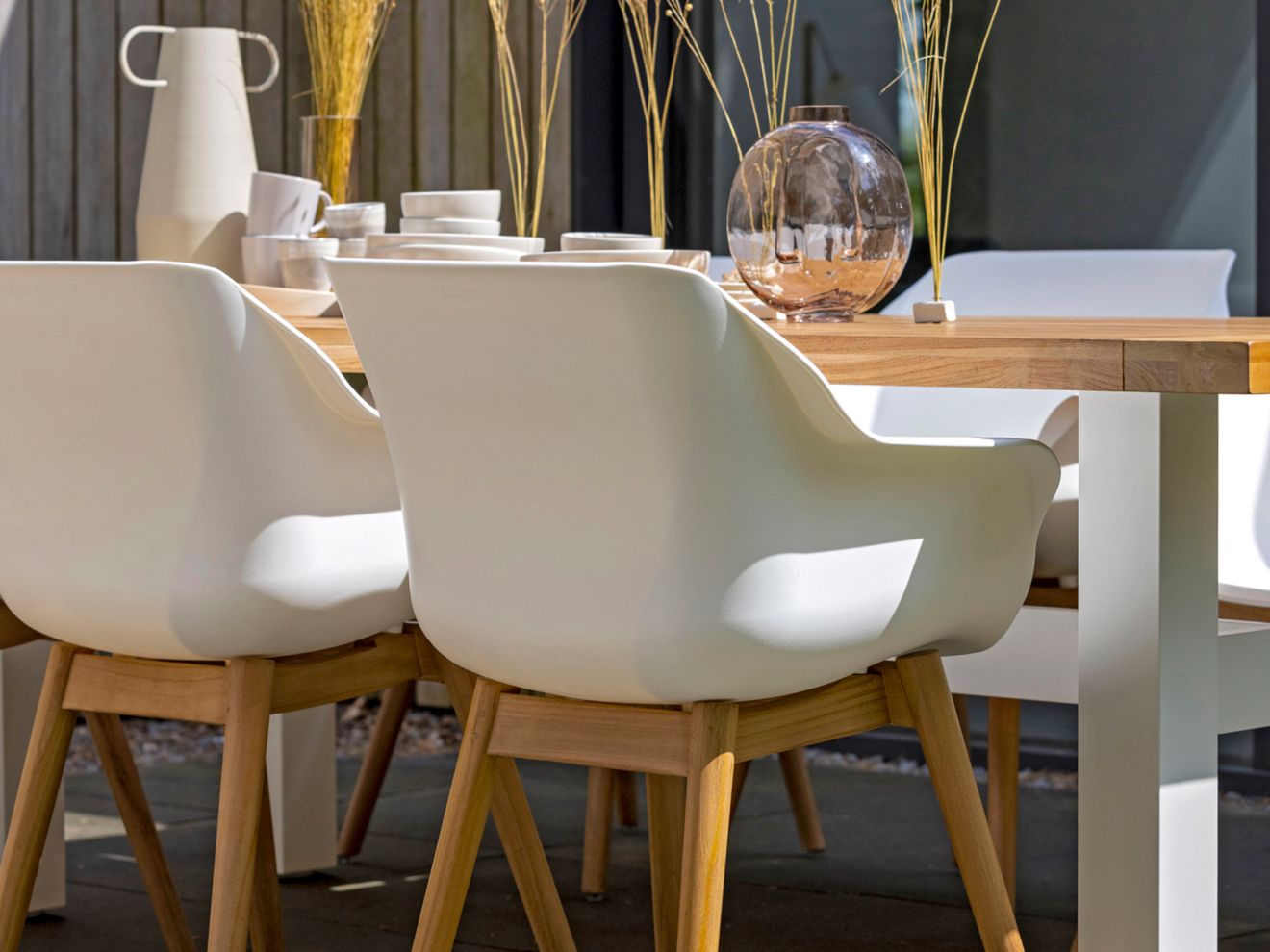 Hartman Sophie Studio/Sophie Yasmani 240 cm Gartenmőbel-Set 7-teilig Taupe  Rabatt: 6 %