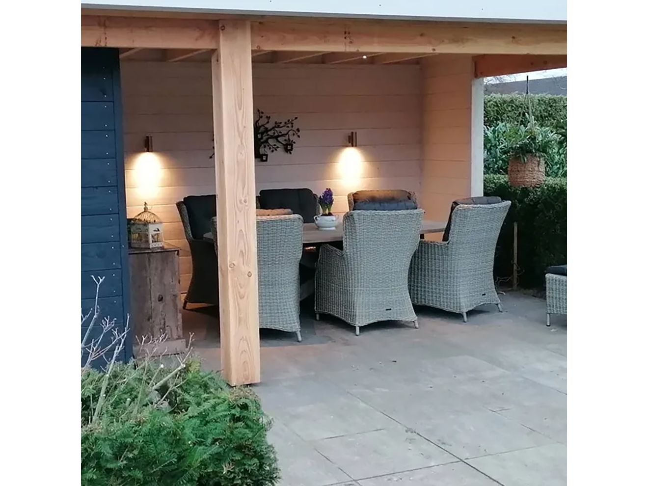 ROUGH-Y Ellips Gartentisch 280x130 cm Grau  Rabatt: 20 %