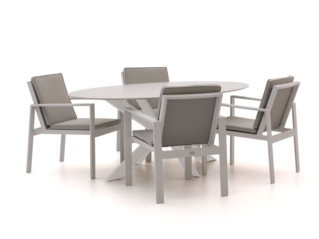 Bellagio Vezzano/Furato ellips 200 cm Gartenmöbel-Set 5-teilig günstig online kaufen