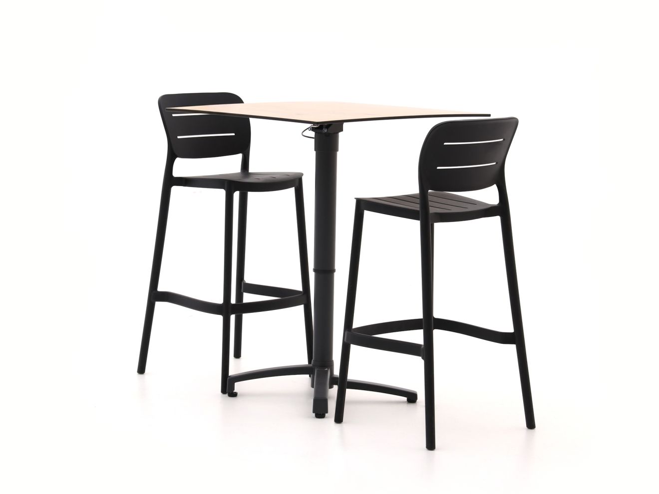 Forza Pazzia/Canzo 70 cm Gartenbar-Set  3-teilig stapelbar verstellbar günstig online kaufen