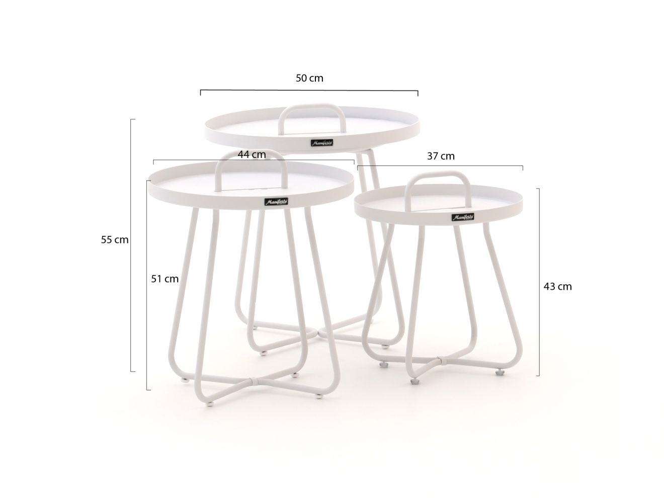 Manifesto Pito Beistelltisch Outdoor-Set...