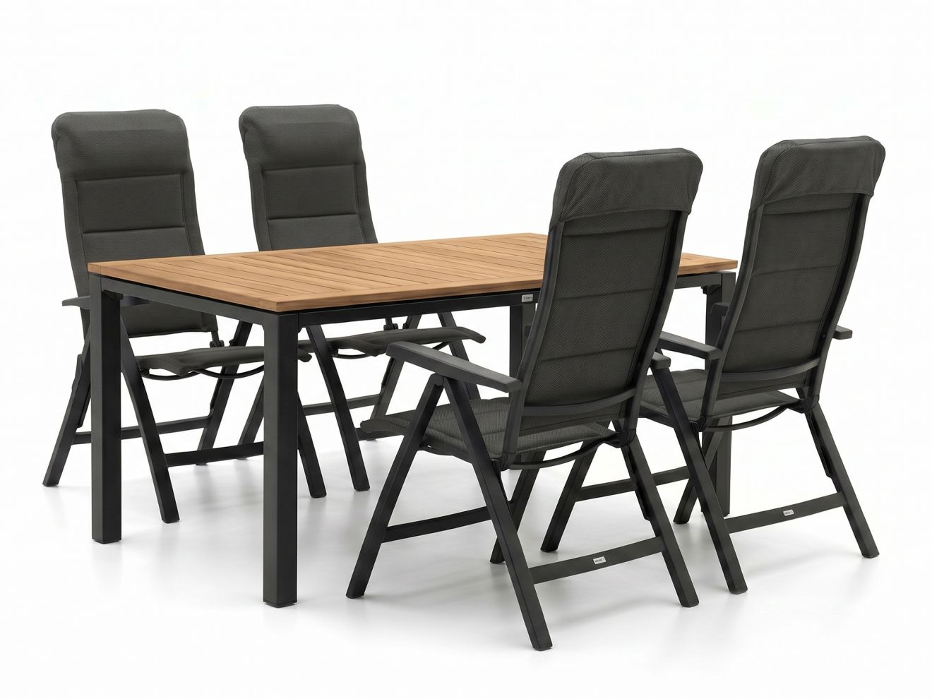 Forza Tione/Linosa 100cm dining tuinset 5-delig verstelbaar  100cm Rabatt: 25 %