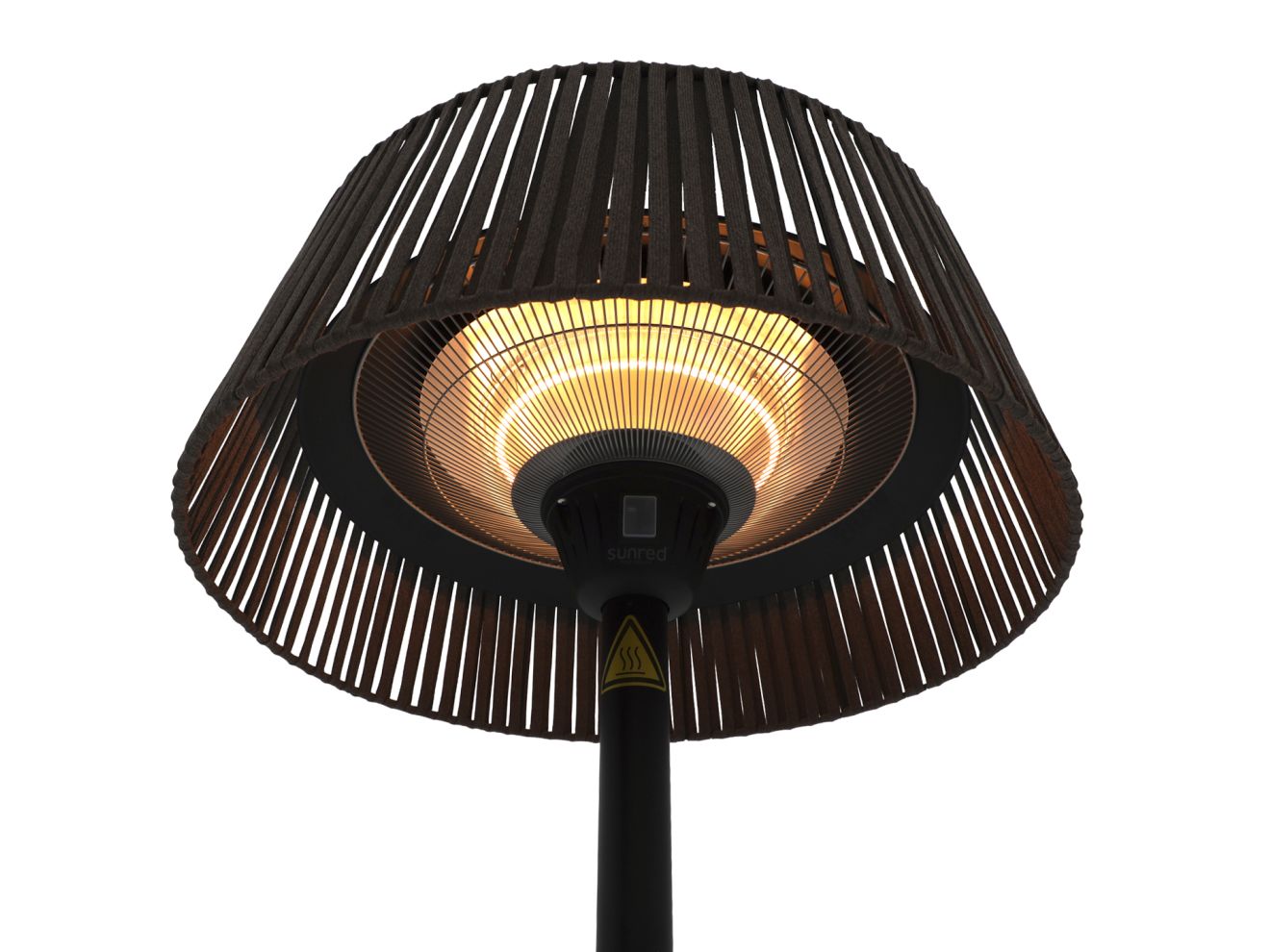 Sunred Bright Artix Corda Stand Heizstrahler 2100 Watt Schwarz