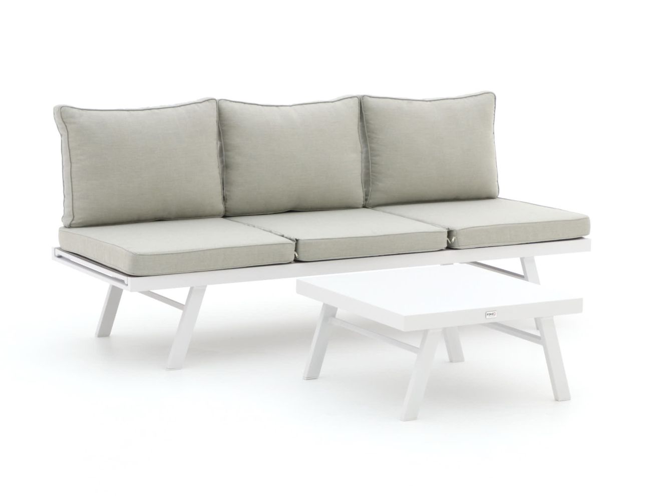Forza Vadena Lounge-Set 2-teilig verstellbar Weiß 198x60cm Rabatt: 20 %