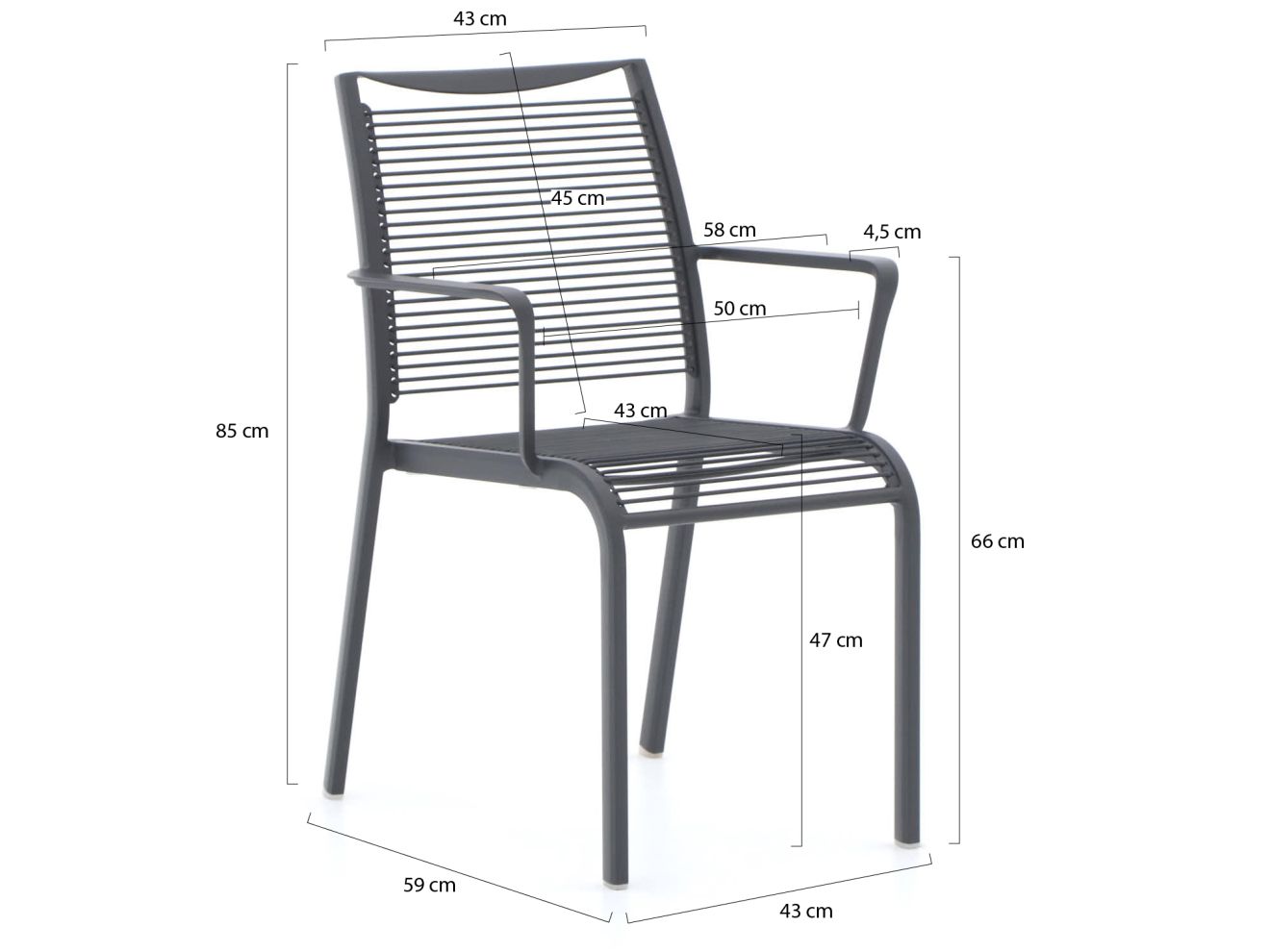 Apple Bee Hawaii/ROUGH-S 220 cm Gartenmöbel-Set 7-teilig stapelbar günstig online kaufen