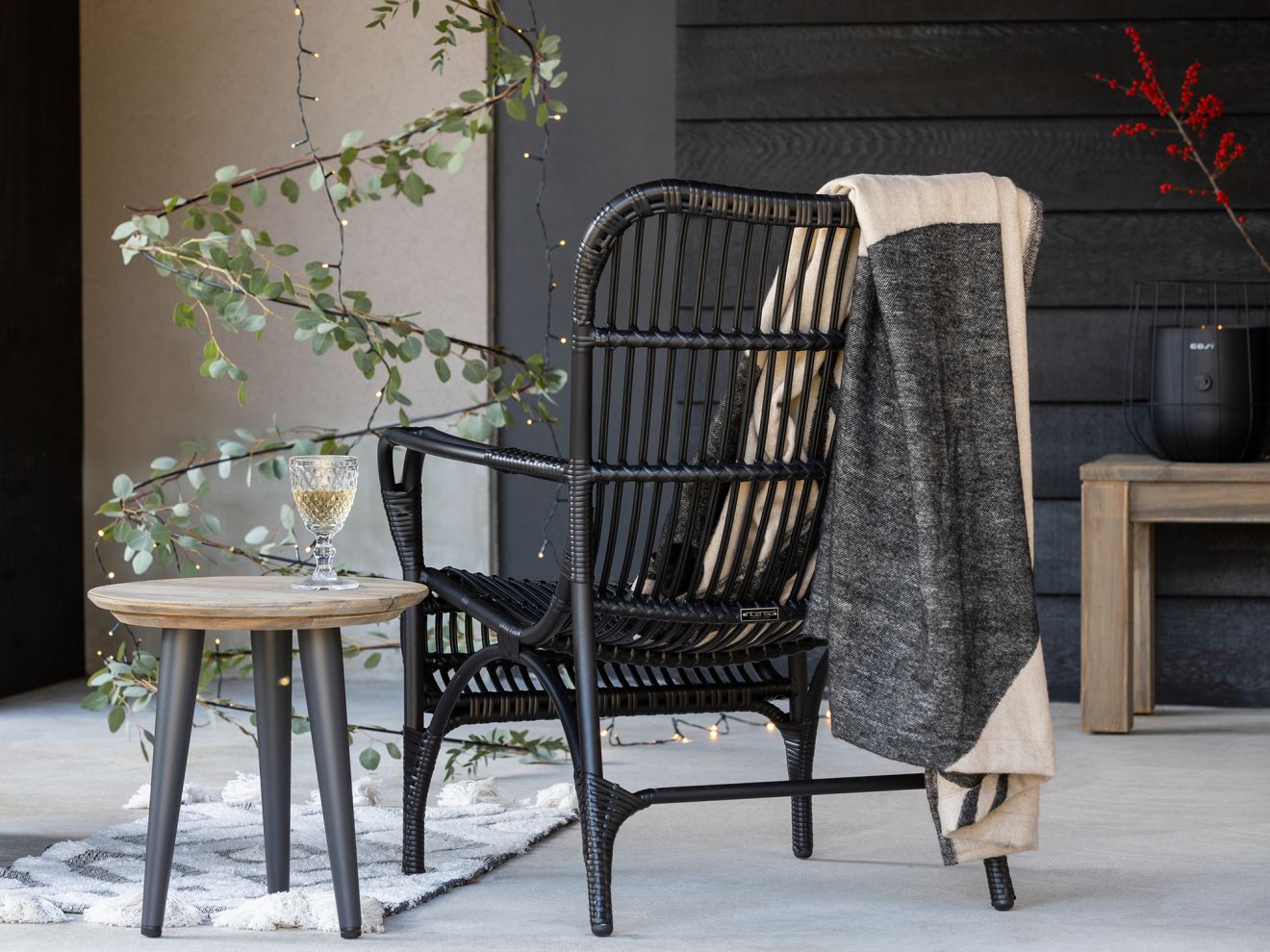 ROUGH-K Beistelltisch ø 40 cm Grau 40cm Rabatt: 20 %