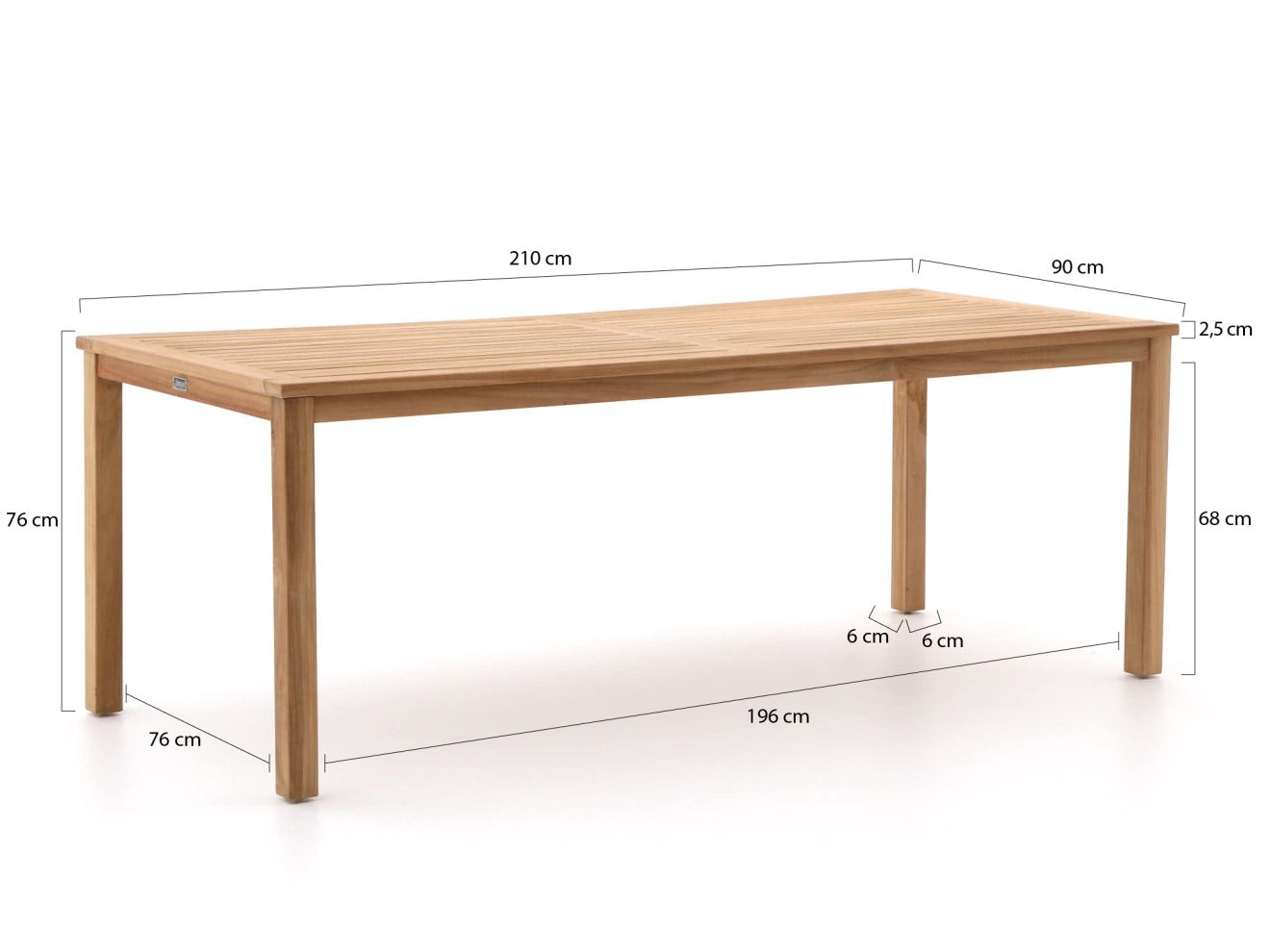 Hartman Sophie Studio/Liverpool 210 cm Gartenmöbel-Set 7-teilig Braun  Rabatt: 12 %