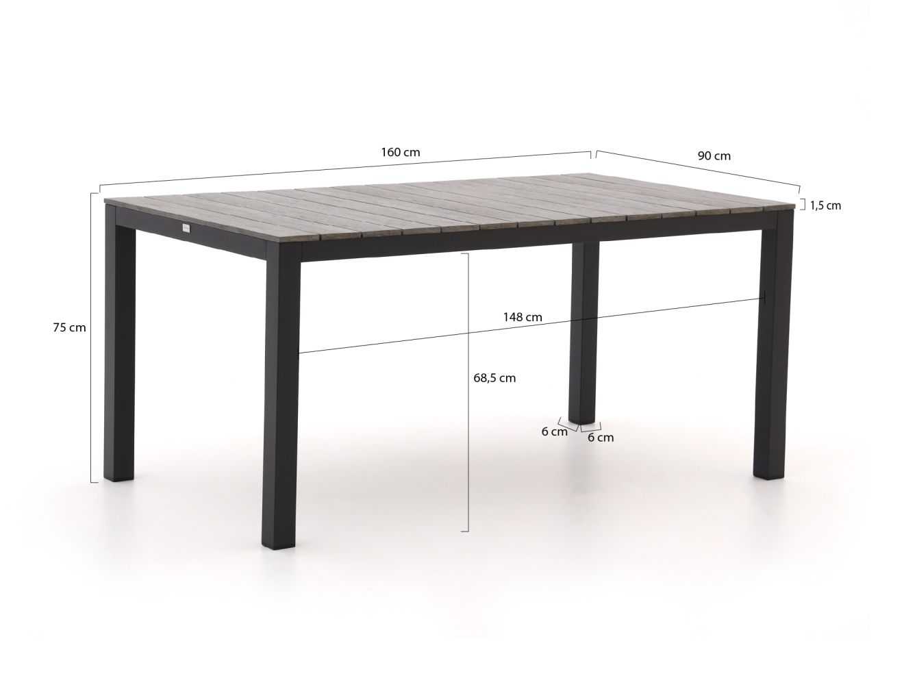 Bellagio Fidenza 160 cm Picknick-Set 3-Teilig günstig online kaufen