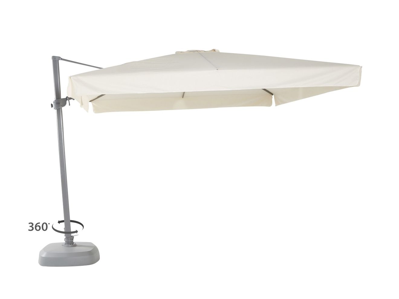 Shadowline Miami Ampelschirm 300x300 cm Weiß  Rabatt: 20 %