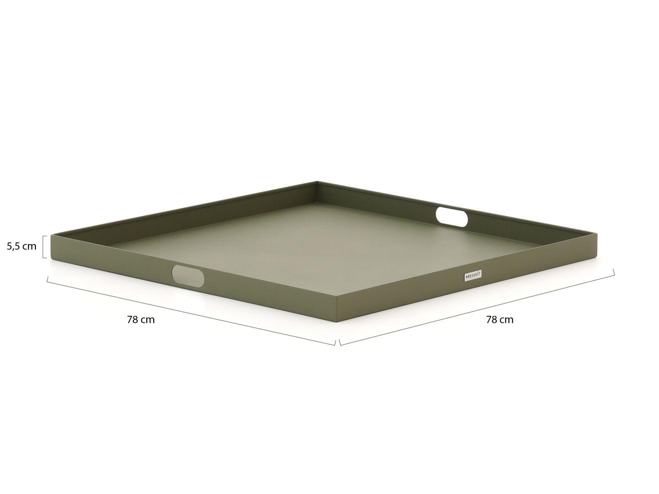 Manifesto Tablett 78x78 cm Grün  Rabatt...