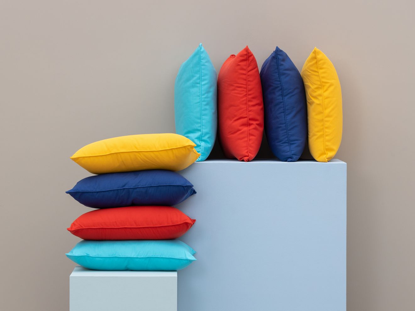 Lendenkissen 50x30 cm Blau 50x30cm