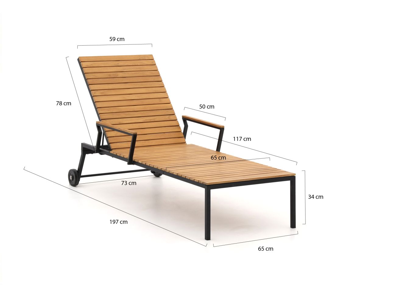 Bellagio Lovero Gartenliege günstig online kaufen