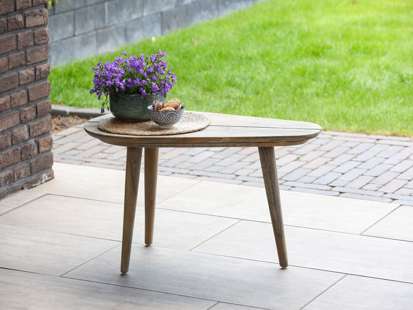 ROUGH-K Loungetisch 43x75x39 cm Braun  Rabatt: 20 %