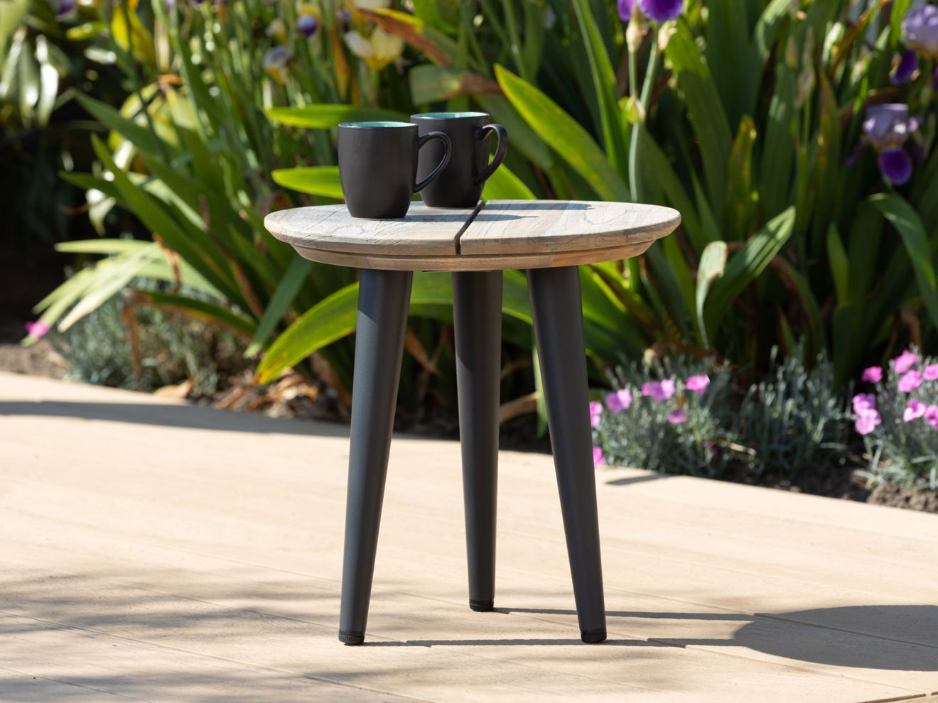 ROUGH-K Beistelltisch ø 40 cm Grau 40cm Rabatt: 20 %