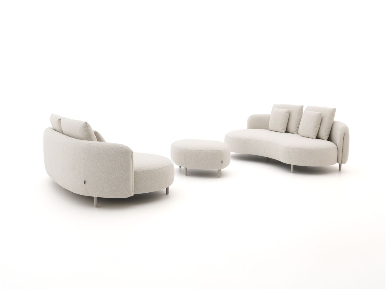 + 15 % Kassenrabatt | SUNS Pienza Sofa-Lounge-Set 3-teilig 4-Sitzer
