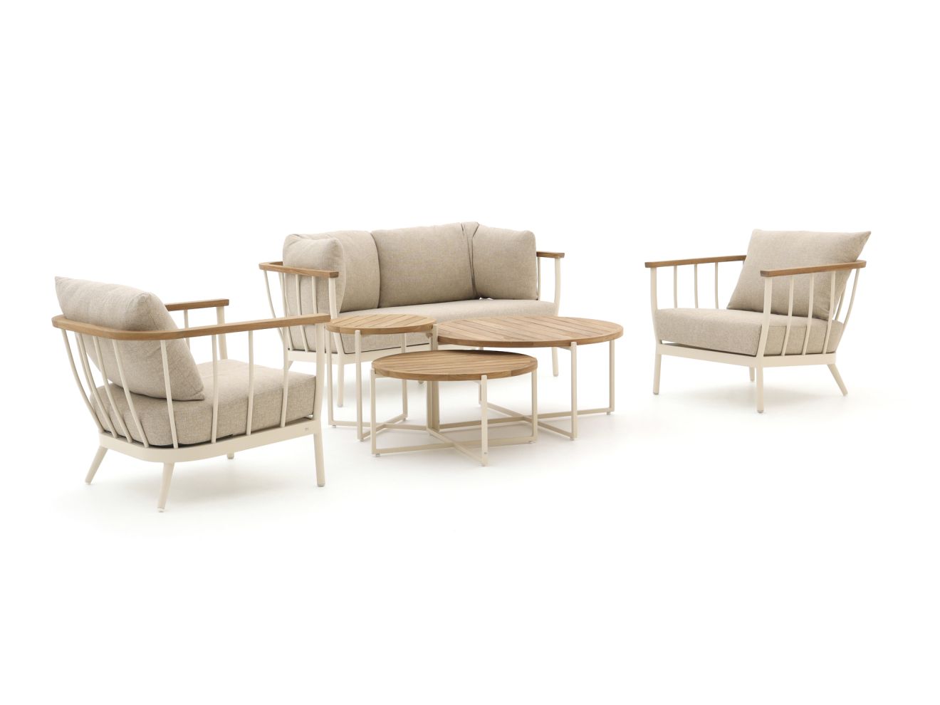 Apple Bee Condor Sessel-Sofa Lounge-Set 6-teilig 4-Sitzer günstig online kaufen