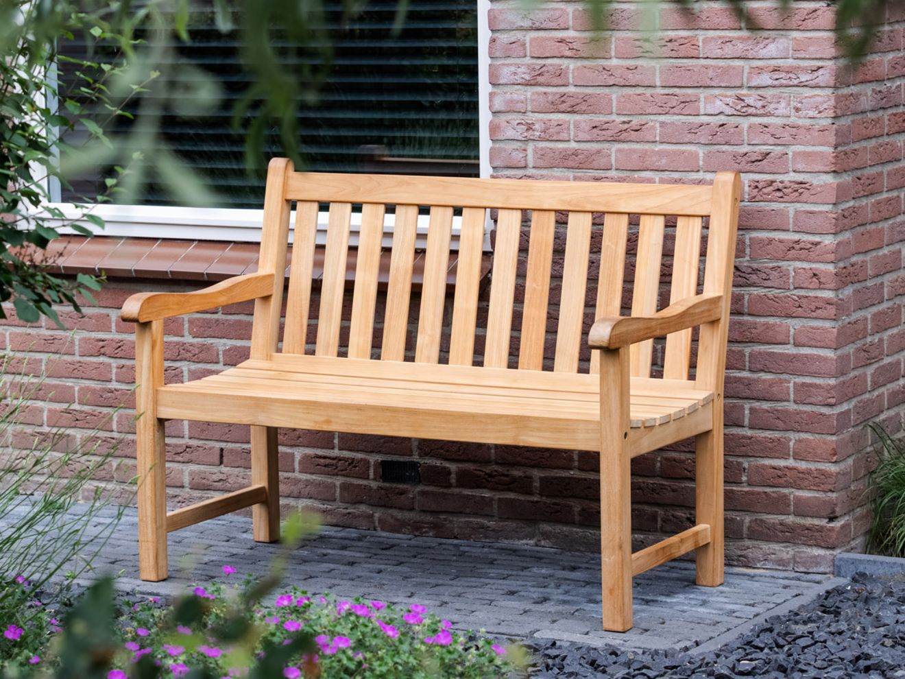 Sunyard Wales Gartenbank 120 cm Braun 120x54cm Rabatt: 26 %