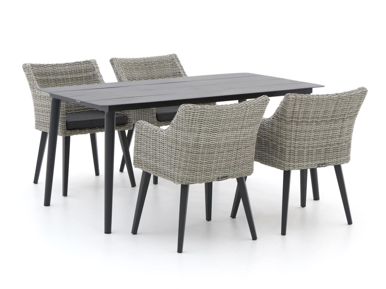 Manifesto Matese/Sora 160 cm Gartenmöbel-Set 5-teilig günstig online kaufen