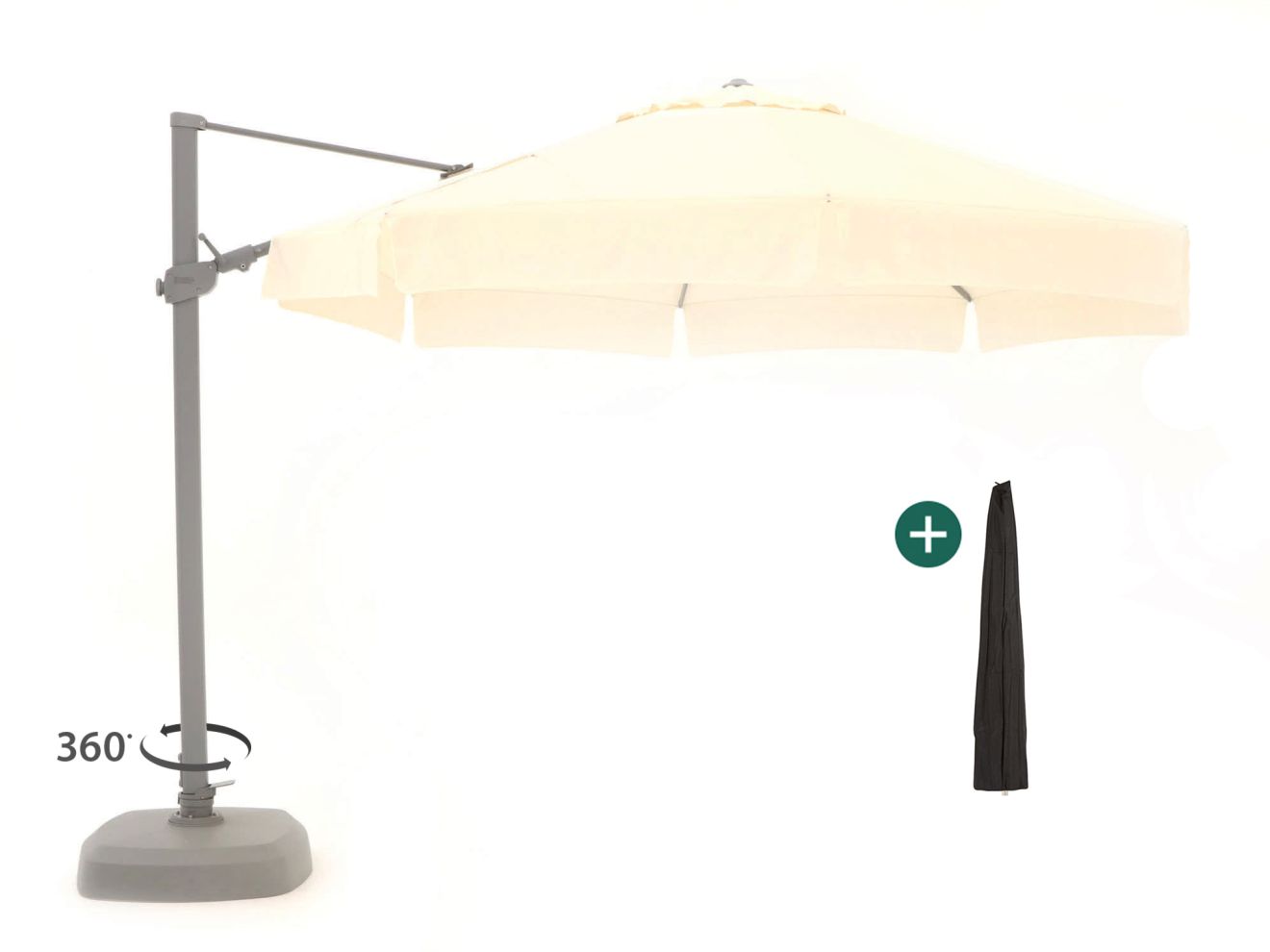 Shadowline Miami Ampelschirm ø 350 cm