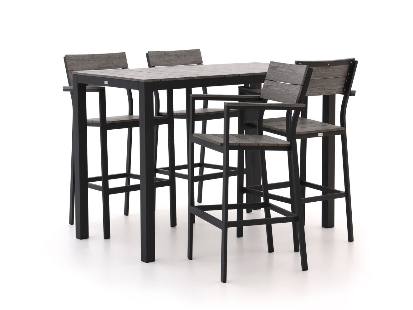 Bellagio Fidenza 150 cm Gartenbar-Set 5-Teilig Schwarz  Rabatt: 19 %