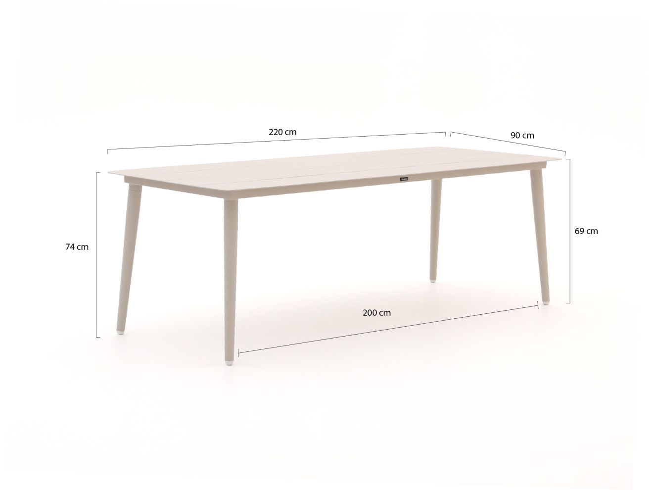 Manifesto Sora Gartentisch 220x90x74 cm günstig online kaufen