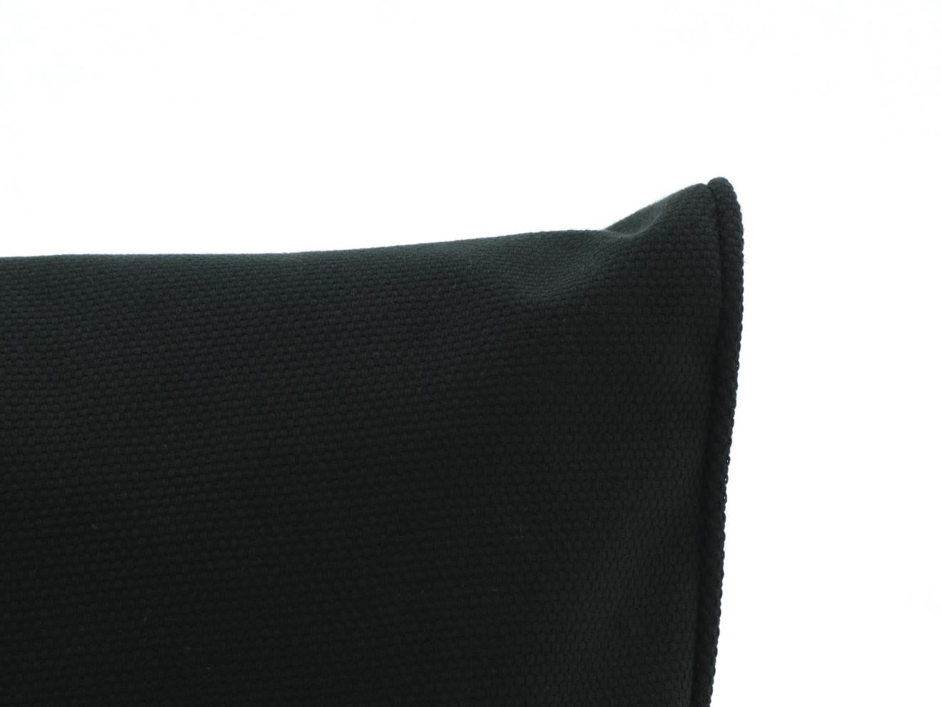 Madison Loungekissen Luxus Rücken 60x40 cm Schwarz 60x40cm Rabatt: 40 %