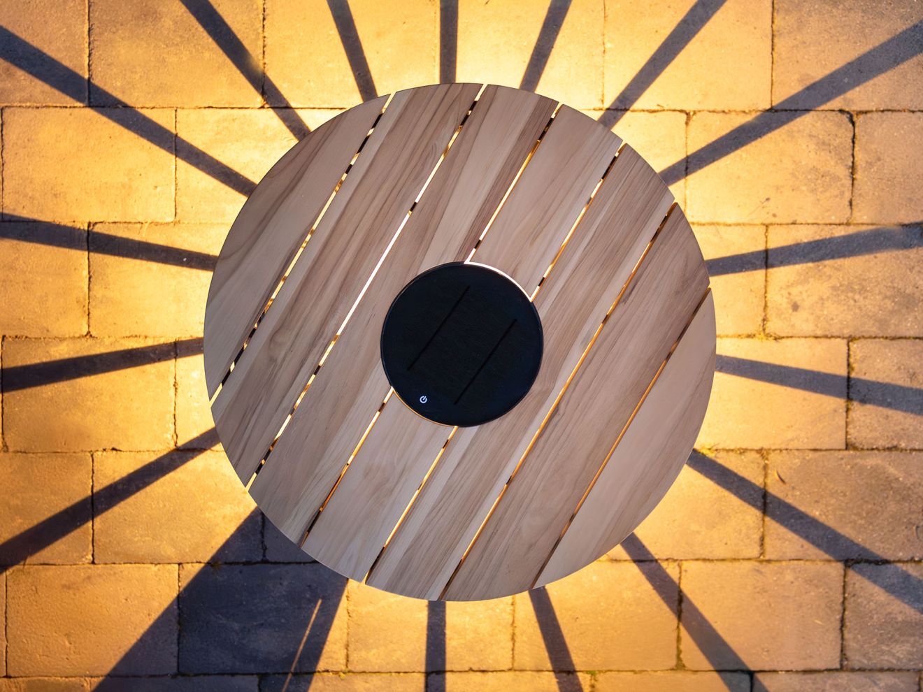 Cosilumia Beistelltisch ø 52 cm (h:60 cm) Schwarz 52cm