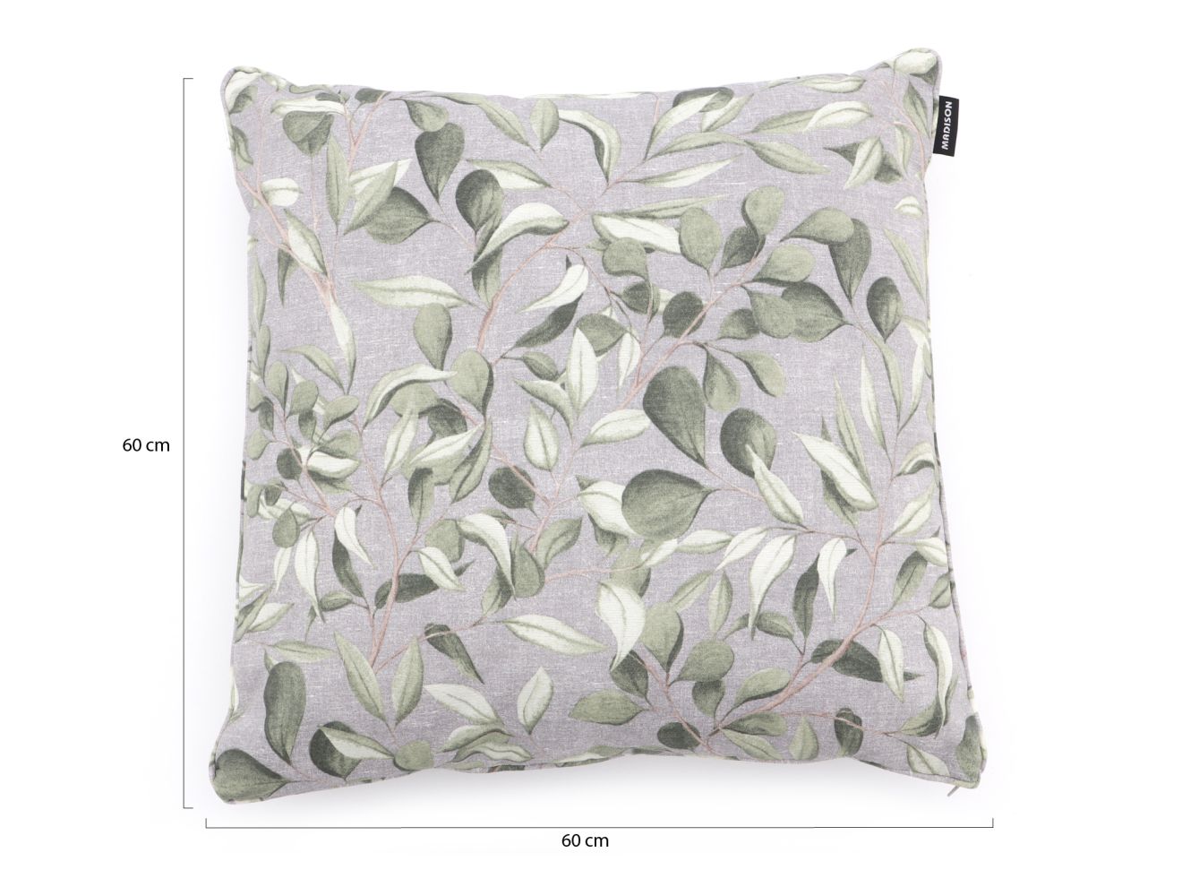Madison Dekokissen 60x60 cm Grau 60x60cm