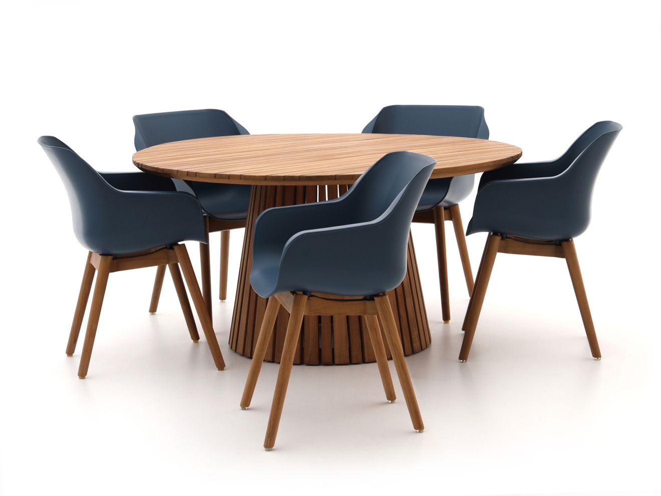 Hartman Sophie Studio/Santa Severina ø 150 cm Gartenmöbel-Set 6-teilig Braun 150cm