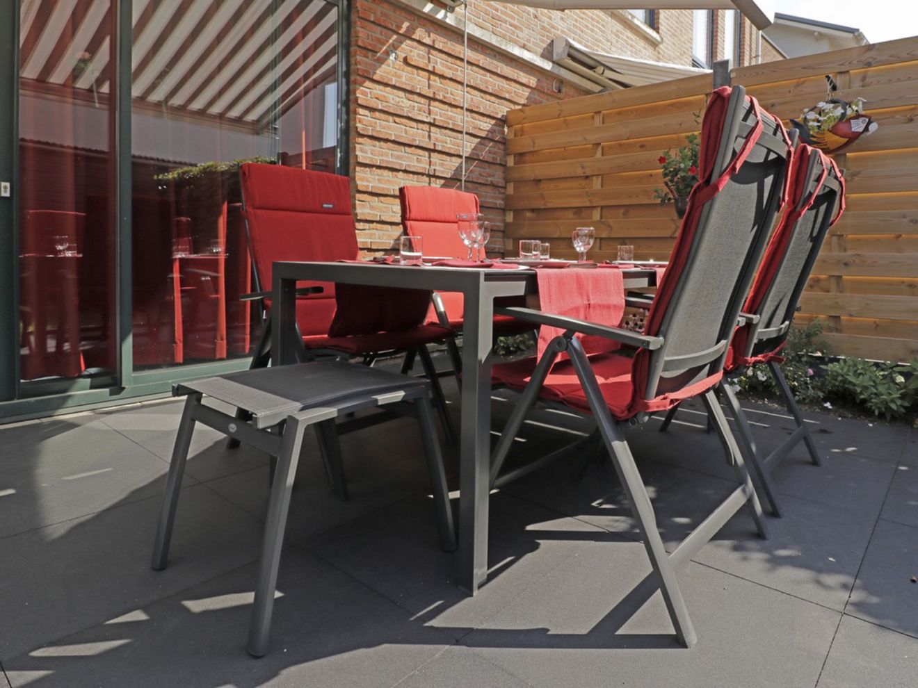 Hartman Brisbane Gartenhocker Grau