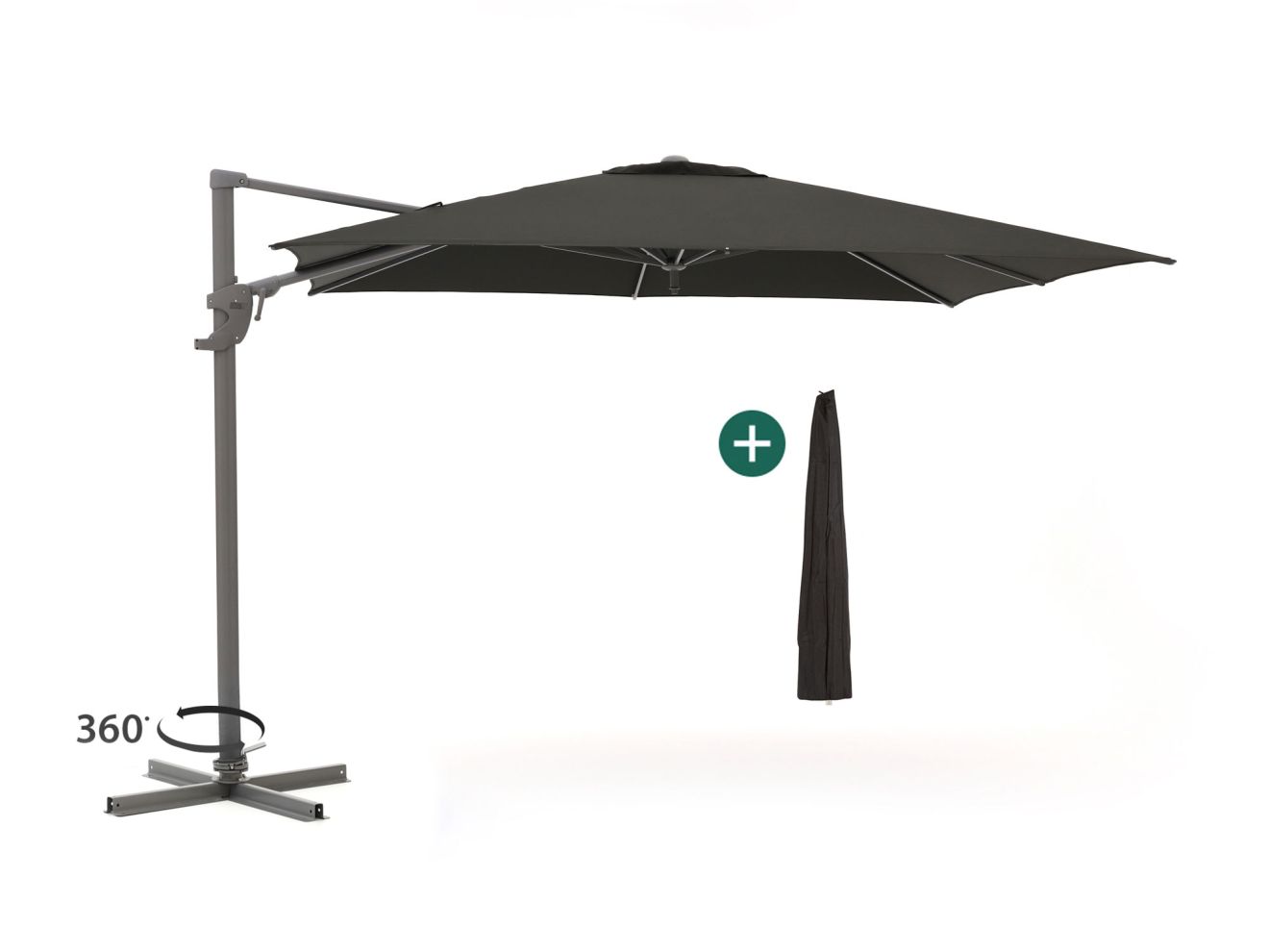 Shadowline Francisco Ampelschirm 300x300 cm günstig online kaufen