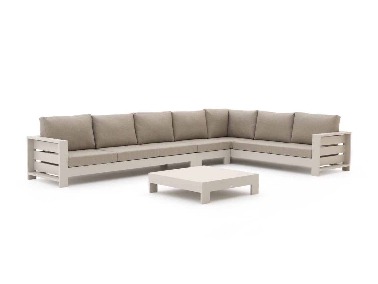 Bellagio Avolo Ecklounge-Set 4-teilig rechts 7-Sitzer Taupe  Rabatt: 27 %