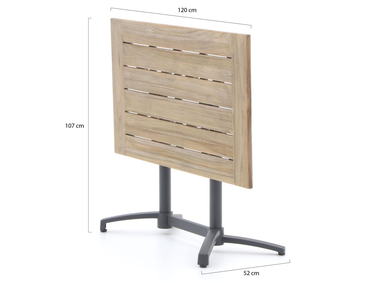 Bellagio Canzo Gartentisch klappbar 120x...