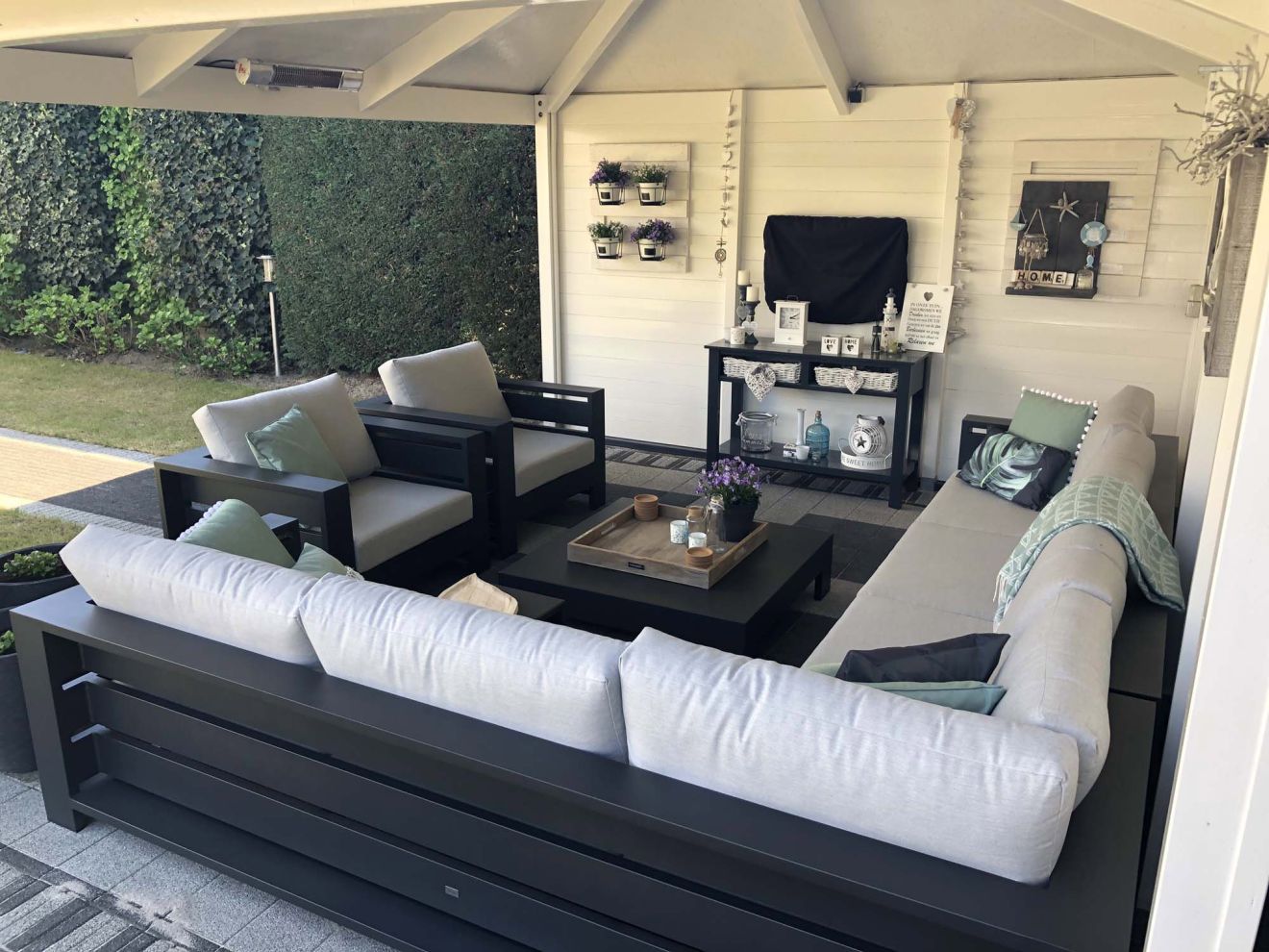 Bellagio Avolo Loungetisch 100x100x26 cm...